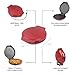 Courant Precision Non-Stick Pizza Maker Machine For Home, Calzone Maker, Pizza oven in Red