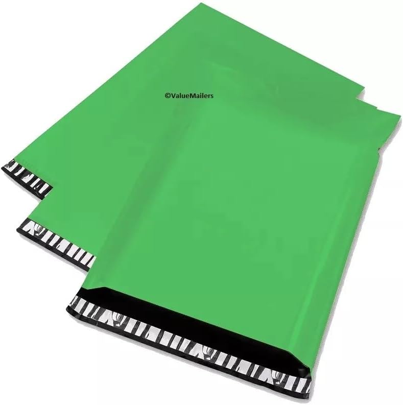 1000 6x9 GREEN Poly Mailers Envelopes Shipping Bags By ValueMailers