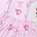 Women's Cute Christmas Pajamas Set Short Sleeve Sleepwear Loose Button Down Shirts and Shorts Pjs 2Pcs Lounge Sets Nightwear