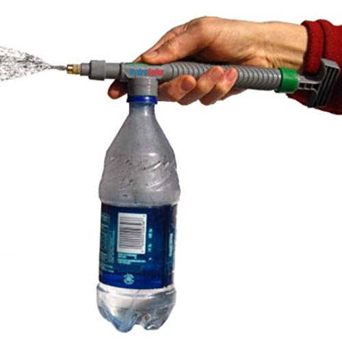 HydroSpike Super Handy Sprayer Kit - Outdoor Pressure Sprayer with Full Range Spray Gun Nozzle Pump and Jet Mister. Use Plastic Bottle with Water for Garden Plant Watering, Cleaning for Pet Dog or Car