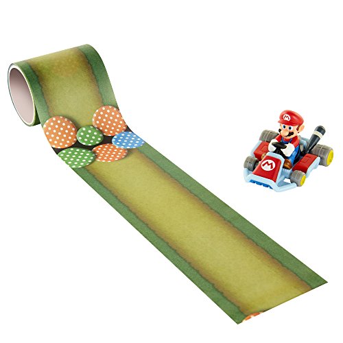 World of Nintendo Mariokart Mario with Mushroom Gorge Tape Racer Vehicle Tape Racer Vehicles
