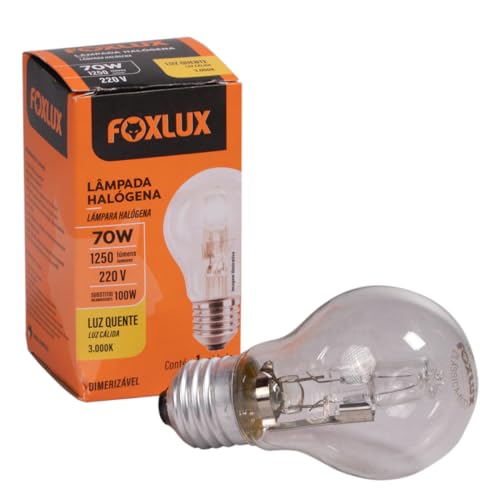 Foxlux Lâmpada Halógena Clássica 70W 220V