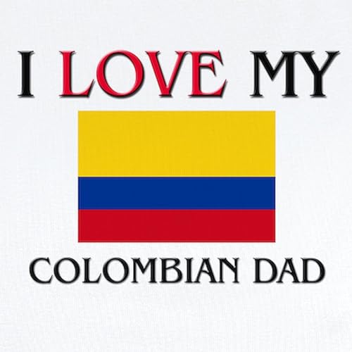 CafePress I Love My Colombian Dad Infant Bodysuit Cute Infant Bodysuit Baby Romper2