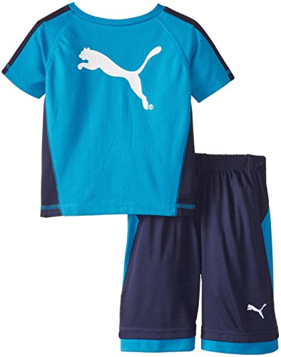 PUMA Little Boys' Logo Performance Short Set