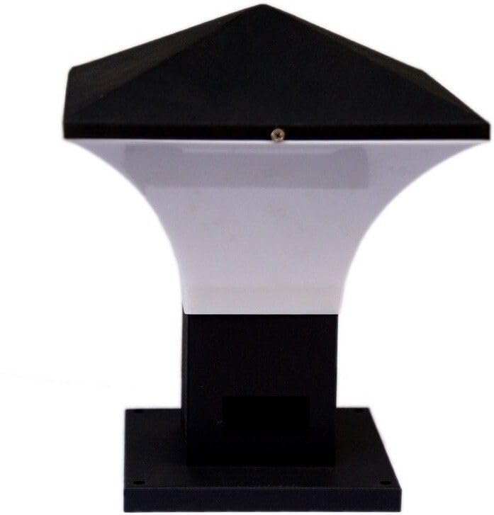 Fixed Gate Light White Plastic | Outdoor Garden and Roof Entrance Lamp | Durable Weather-Resistant Decorative Exterior Lighting Fixture-image-15