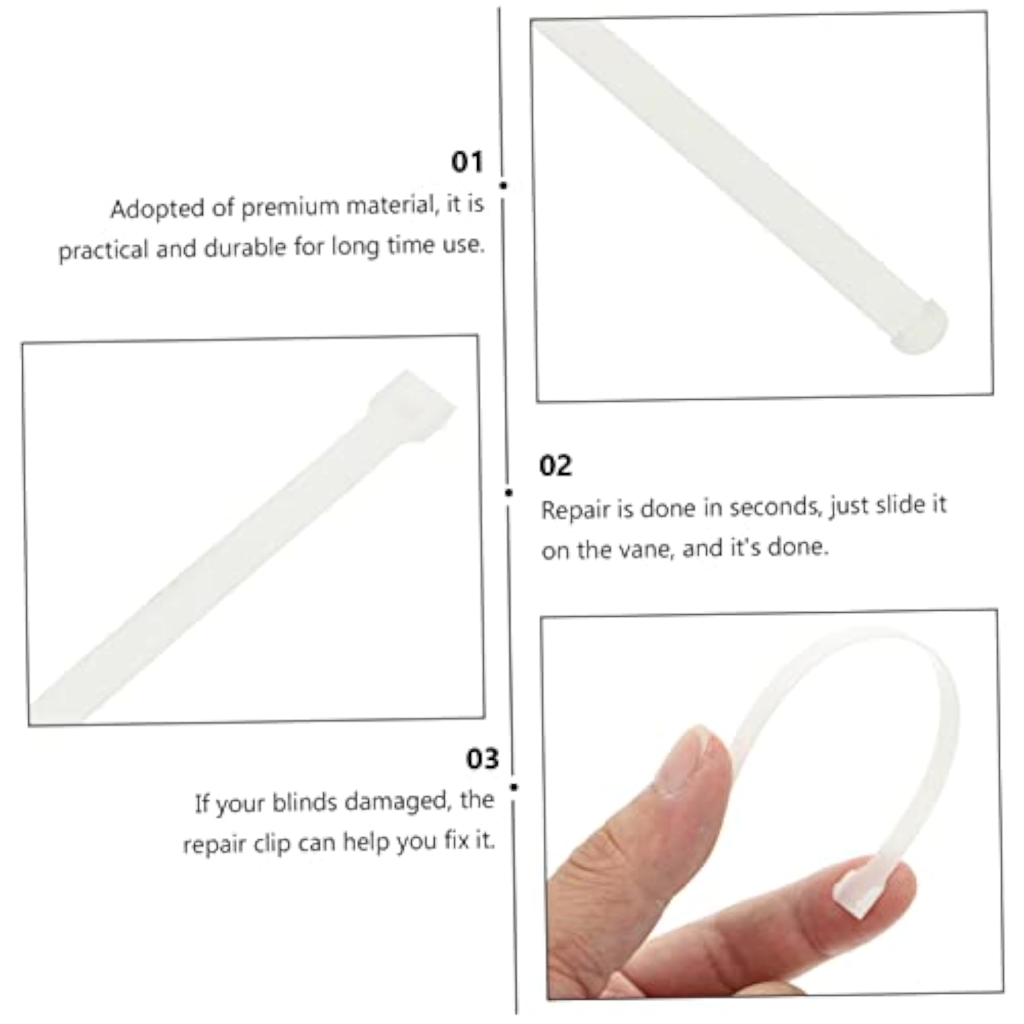 200pcs Vertical Blinds Accessories Curtain Pulley