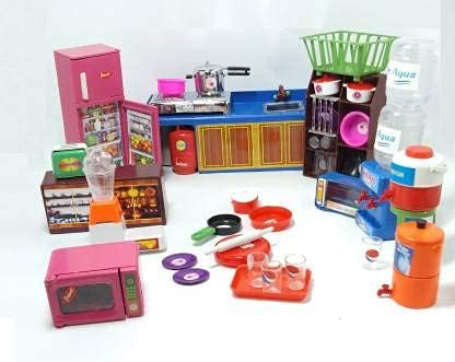 Bhavik Modern Kitchen Set Non Toxic Indian Kitchen Set Great Kitchen Toys for Girls Indoor Game Best for Kids (B09P1NQJ4T) Amazon Price History, Amazon Price Tracker