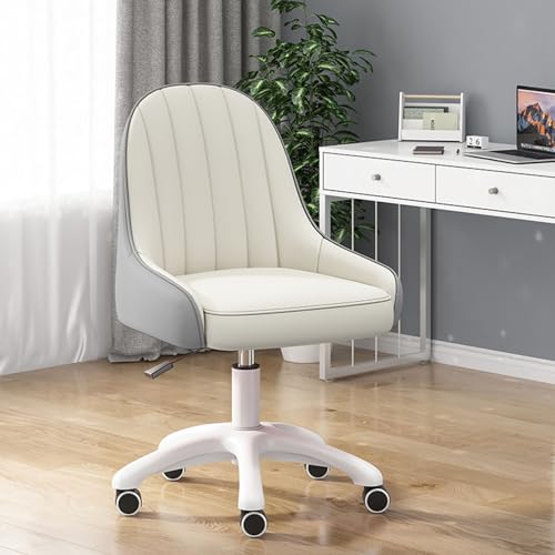 Chaise de bureau grand format en cuir PU noir à dossier haut