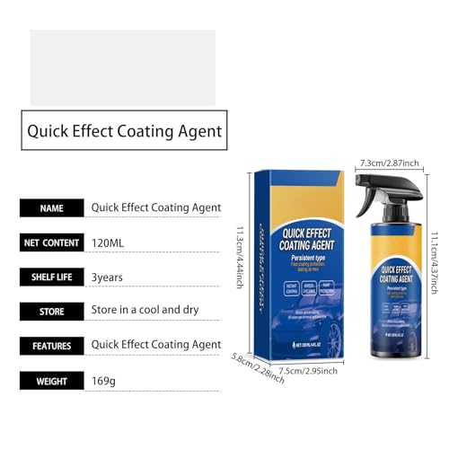Spray de Recubrimiento Cerámico para Pintura de Auto 120 ml miniatura 5