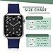 Tighesen Sport Bands Compatible with Apple Watch Band Ultra 2/Ultra SE Series 10/9/8/7/6/5/4/3/2/1 38mm 40mm 41mm 42mm 44mm 45mm 46mm 49mm S/M M/L for Women/Men Silicone iWatch Band