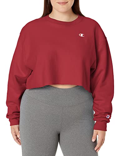 Champion LIFE SWEATER レディース US サイズ: Small カラー: レッド