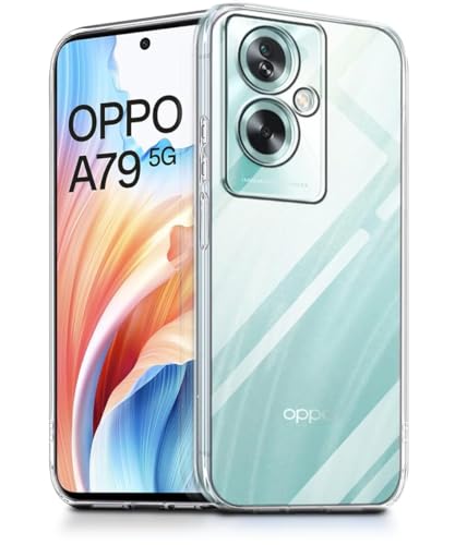 Image of Soft Rubber Back Cover for Oppo CPH2553 / Oppo A79 5G - Transparent
