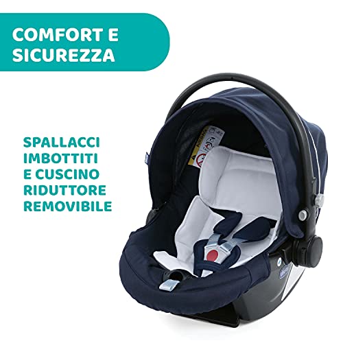 Chicco Passeggino Trio Sprint 3in1 con Sistema Modulare e Car Kit da 0