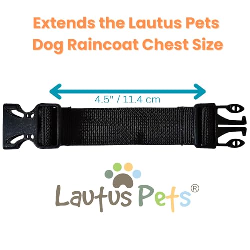 Imperméable chien moyen avec ouverture laisse et sangle réglable - 3