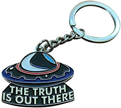 Prime Creations Alien Keychain, UFO Keychain | The Truth is Out There | Cute Keychain for Girlfriend or Boyfriend, Best Friend Keychain, Funny Keychains Key Chain Fun Keychains for Women