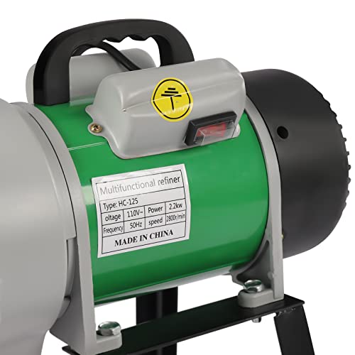 Image of 2200W Electric Grain Mill, Electric Corn Mill, Commercial Wet and Dry Grain Mill, Heavy Duty Mill, Grain Corn Wheat Feed Flour Soy Milk Mill with Funnel, 2800R /Min (Grinder: not for powder)