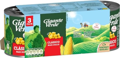 Gigante Verde - Tripack Lata De Maíz Dulce Clásico 3 x 160 g