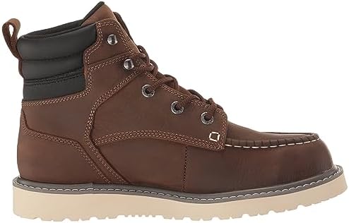 Wolverine Men's Trade Wedge Waterproof Steel Toe 6" Construction Boot, Sudan Brown, 11.5 X-Wide | Image 5
