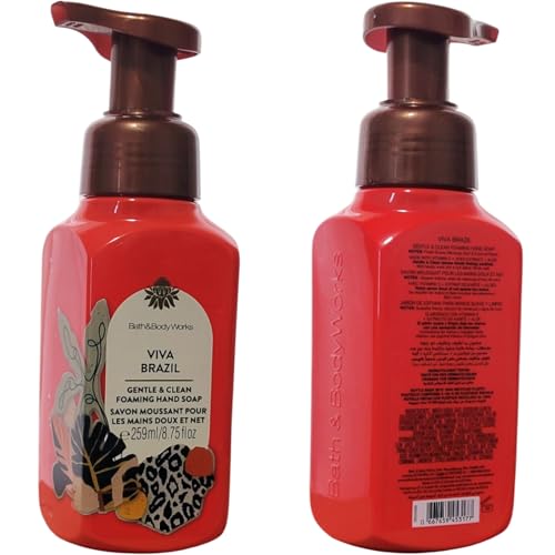 Bath & Body Works Foaming Hand Soap 259 ml, 4-Pack (Viva Brazil, Mango Papaya Paradise, Turquoise Waters, Sweet Kiwi & Starfruit) by Bath & Body Works - Image 2