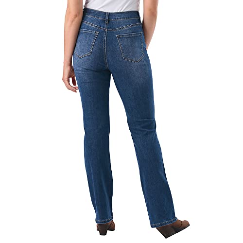 K. Jordan Women's High-Rise Stretch Denim Bootcut Jeans4