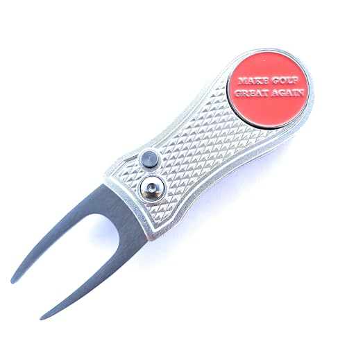 Outil de réparation de divot de golf switchblade et marqueur magnétique MGGA - 4