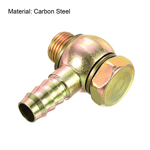 PATIKIL Hose Barb Fitting Elbow 13mm Barbed M16x1.5 Male Thread - Image 3
