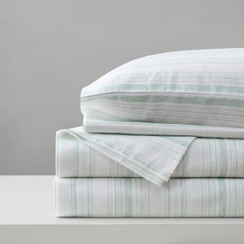 Comfort Spaces 100% Cotton Percale Sheets King Sheet Set 4 Pcs...