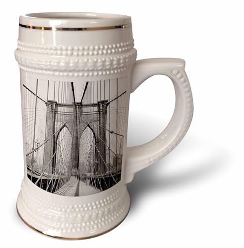 Taza Stein Brooklyn Bridge para disfrutar desayunos con vistas históricas de Nueva York 2