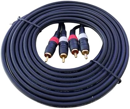 3 METRE 3MT 2RCA to 2 RCA SES VE GÖRÜNTÜ KABLOSU