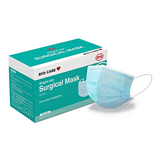Byd Care WSF01 Single Use Disposable 3-Ply Mask thumb #1
