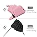 LANBRELLA Umbrella Reverse Travel Umbrellas Windproof Compact Folding - Pink