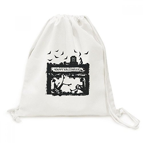 Sac cordon Halloween corbeau résistant résout le manque de place voyage