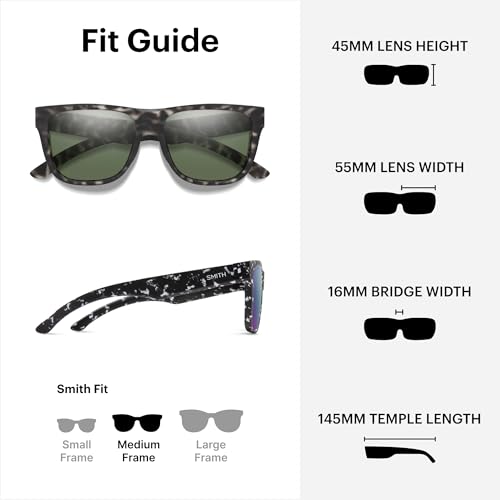 Image of SMITH Lowdown 2 Sunglasses with ChromaPop Polarized Lenses - Lifestyle Eyewear for Driving, Hiking, Everyday Wear