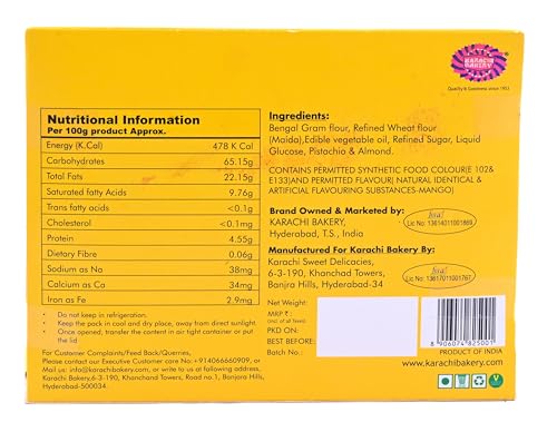 Image of Karachi Bakery Mango Soan Papdi, 200g