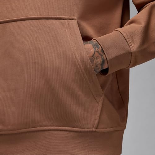 Nike Dziecięca bluza z kapturem Jordan Dri-FIT Sport Crossover Fleece z kapturem, Archaeo Brown/Black, 12/13 lat