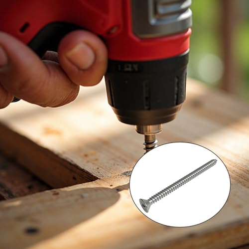 #12 x 3 Tornillos autorroscantes acero inoxidable 20 pcs miniatura 4