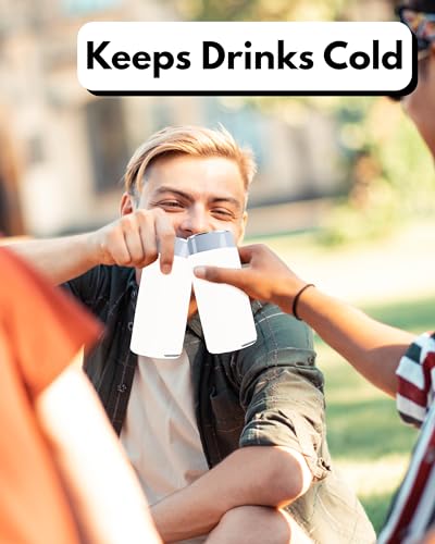 Image of PartyPrints 1000 Pack White Blank Slim Can Cooler Sleeves | Plain Seltzer Customizable Bulk Sublimation Coolers for Beer Bottles & 12oz Tall Cans | Skinny Collapsible Drink Insulated Sleeve