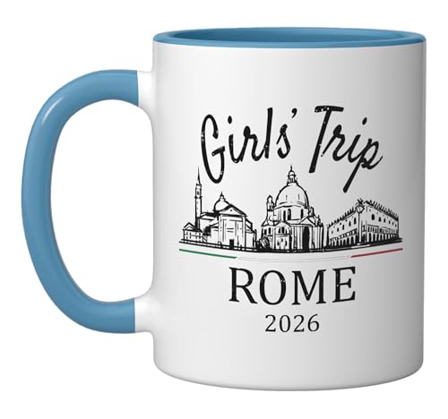 Girls' Trip Rome Italy 2026 | Girls Travel Vacation Ceramic