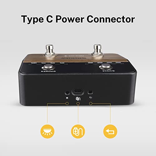 Donner Wireless Page Turner Pedal Teleprompter App Control Foot Pedal for Tablets Phones Rechargeable - image 3