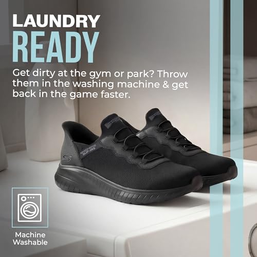 Image of Skechers Mens BOBS Sport Squad Chaos- Daily Hype Off Slip-ins Sneaker