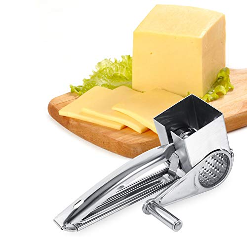Râpe à fromage rotative en acier inoxydable robuste et durable