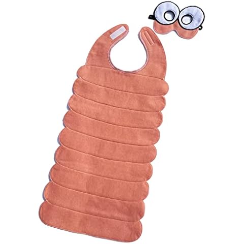 ZAC HOME World Book Day Pink Worm Super Worm Dress Up Costume For Age 3-8 Cover