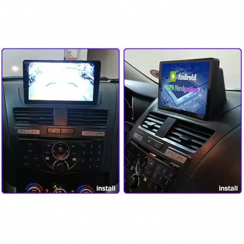 Radio de coche 2 DIN con Carplay, Android Auto y bluetooth para salpicadero de Mazda BT 50 6