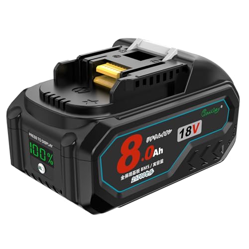 Waitleyマキタ互換 BL1880B 18Vバッテリー 8Ah カットオフ機能付き 実容量8000mAh互換マキタBL1860B
