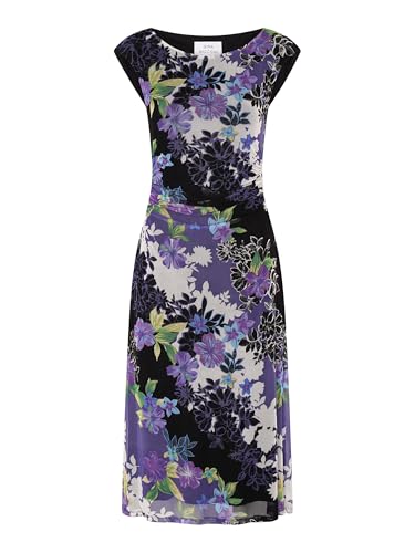 Gina Bacconi Women's Floral Print Midi Dress Cocktail, Multi, 14