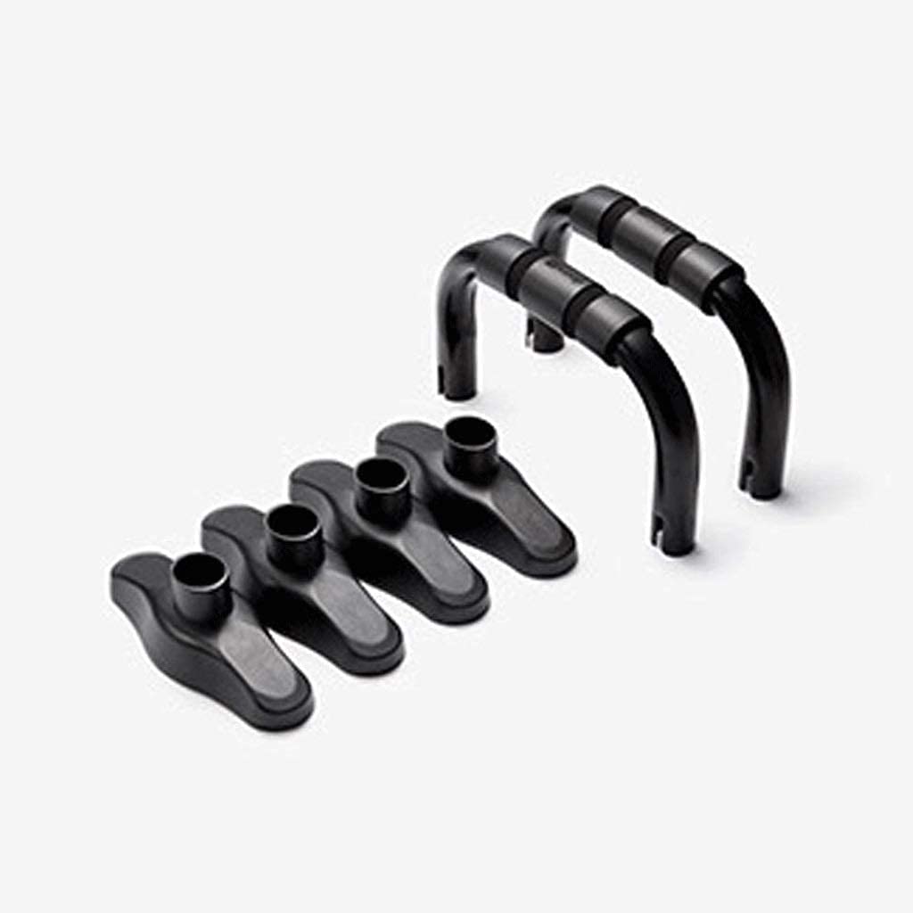 Barre per Flessioni Maniglie, Supporto per Flessioni con Impugnatura in Schiuma Imbottita e Base in Gomma Antiscivolo Attrezzature per Allenamento Domestico, Nero Needed