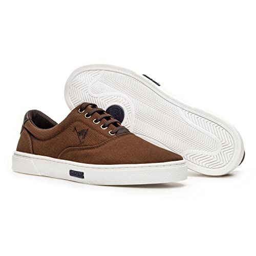 Kit 2 Tênis masculino Sapatenis Casual Sapato Polo Tamanho Grande Varias Cores Confortável (48, Marr