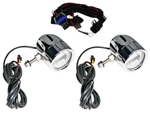 Custom Dynamics PB-FOG-UNV-C luces antiniebla LED Halo - Cromo miniatura 1