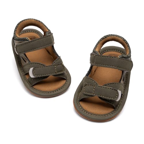 Image of CENCIRILY Infant Baby Boys Girls Summer Beach Sandals Anti-slip Rubber Soft Sole Lightweight Breathable Athletic Toddler First Walking Shoes