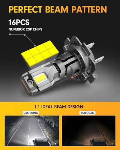 Ursprung UH7M3 2024 Upgraded H7 Bulb, 30000Lm 800% Super Bright H7 thumb #4